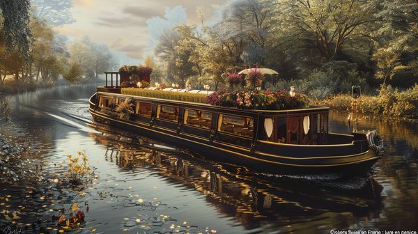 Croisières fluviales en France : luxe en péniche