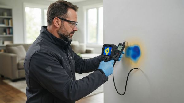 Détecter une fuite invisible sans casser un mur